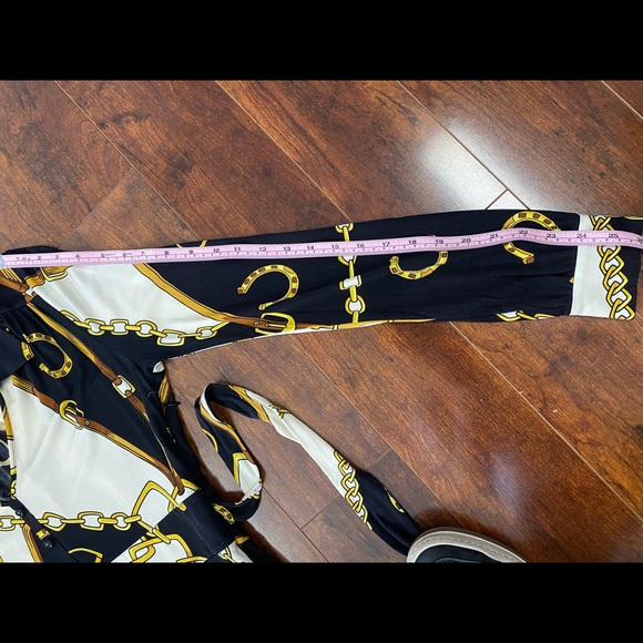 Tibi Silk Mini with Chain and Horseshoe Pattern - Picture 7 of 9